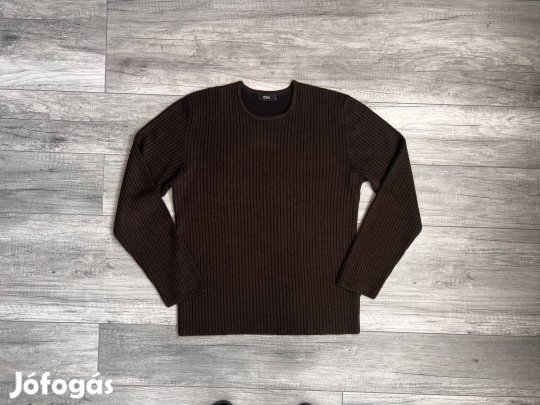 4You barna kereknyakú pulóver