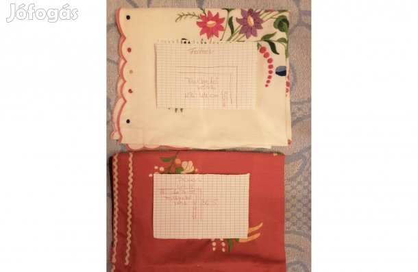 4.400.-Egyben eladó! Kézzel hímzett, népi díszpárna huzatok!