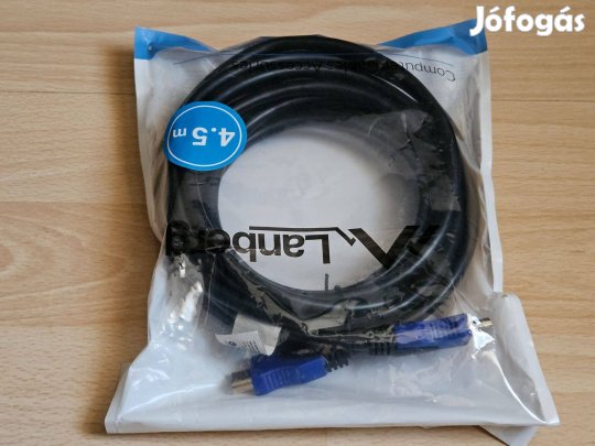 4.5m HDMI 2.0 4K 60HZ Lanberg kábel
