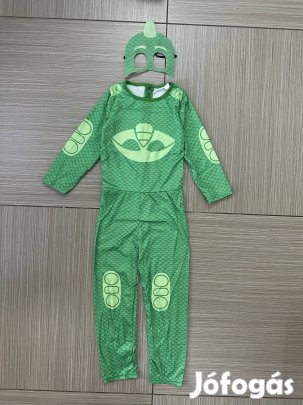 4-6 év (110-116) Pizsihősök Gekkó jelmez maszkkal, S
