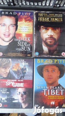 4 DVD Brad Pitt film collection