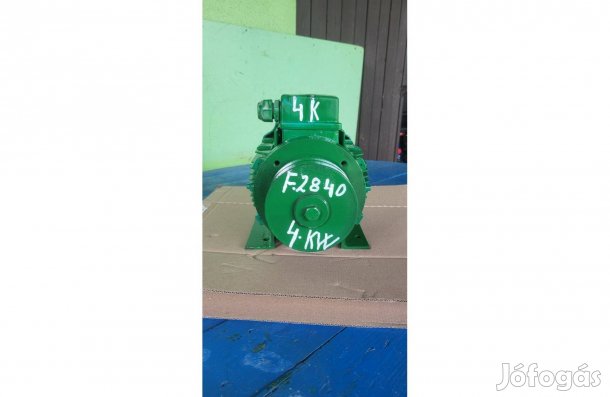 4, K W, Villanymotor 380, v Német,