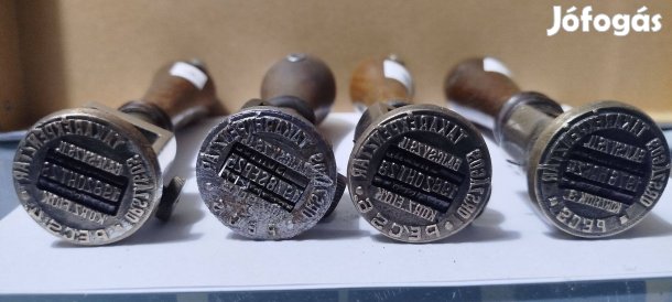 4 - db régi , Pécs vonatkozású OTP pecsétnyomó