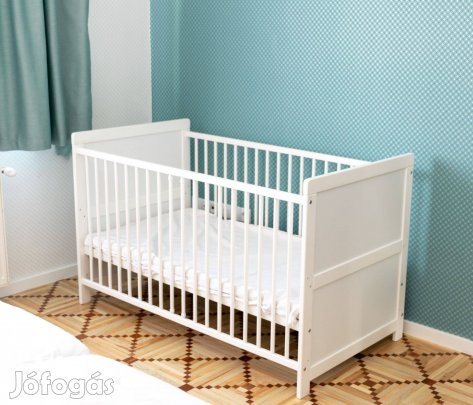 4-az 1-ben 70 x 140 cm-es rácsos kiságy,