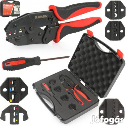 4 az 1-ben kézi krimpelő szerszám cserélhető fejekkel M49533