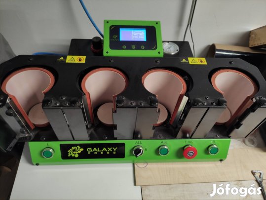 4 bögrés hőprés Galaxy GS-206