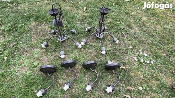 4 csillár & 4 falikar