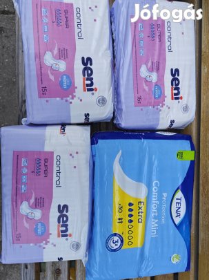 4 csomag új originál urológiai betét egyben eladó 