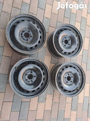 4 darab 15" Alfa/Fiat lemezfelni garnitúra - 5x98