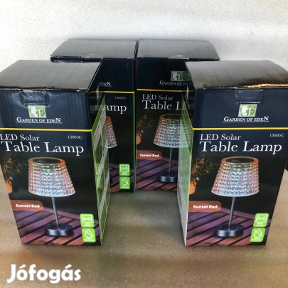 4 darab Szolár asztali lámpa - rózsaszín - hidegfehér LED - műanyag