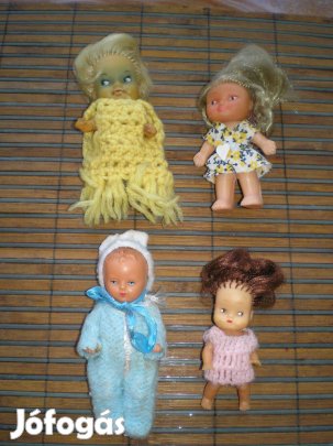 4 darab aprócska baba egyben az 1970-es évekből