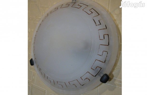 4 darab azonos mennyezetlámpa görögmintás olaszb gyártmány