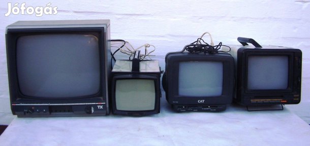 4 darab hordozható kis TV