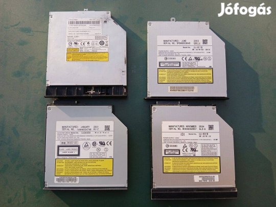 4 darab laptop notebook DVD meghajtó