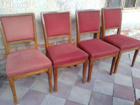 4 darab régi, retro kárpitozott szék eladó (5.000Ft/db)