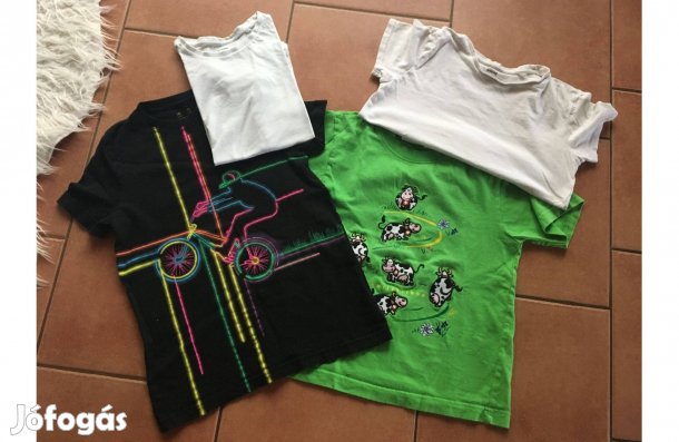 4 db 128-134 póló csomagban!