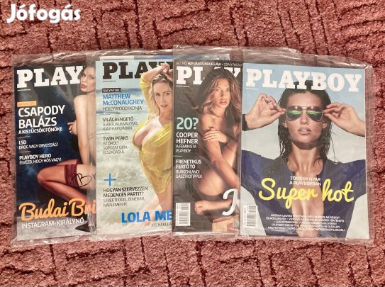 4 db 2017-es, bontatlan csomagolású magyar nyuszis magazin