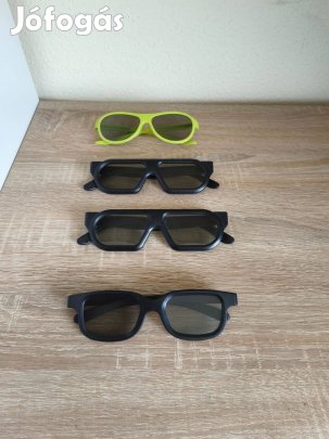 4 db 3D-s új szemüveg