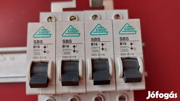 4 db Áramkör Megszakító Biztosíték Kapcsoló Relé | 16A 1P SBS-B116