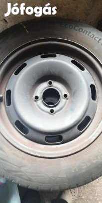 4 db Continental Ecocontact 6 nyári gumi acélfelnivel 185/65 R15