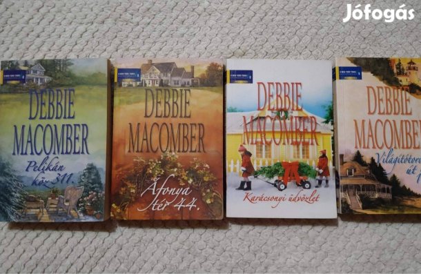 4 db Debbie Macomber romantikus/női fikció regények egyben 2000Ft
