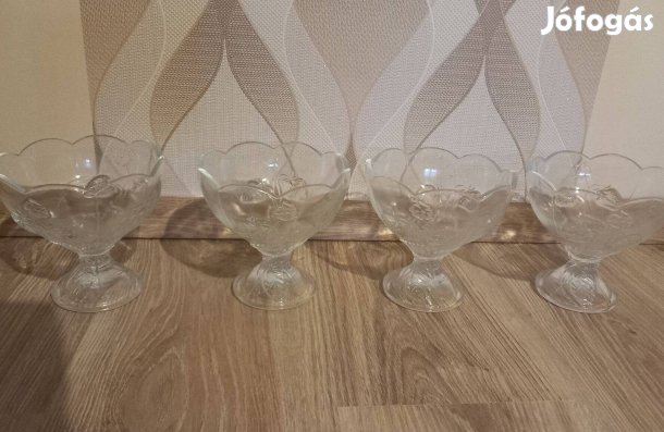 4 db Family frost feliratú fagylaltkehely