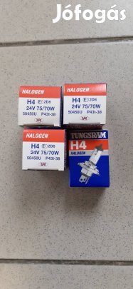 4 db H4 24V autóizzó