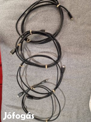 4 db HDMI kábel eladó
