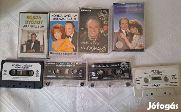 4 db Korda György kazetta