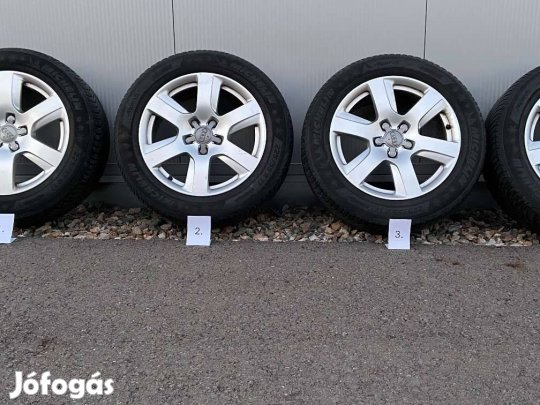 4 db Michelin Alpin 5 téligumi eredeti Audi alufelnin 225/55 R17