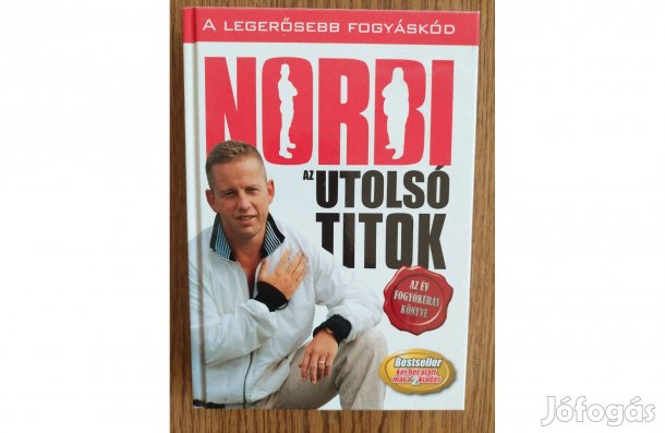 4 db Norbi Update könyv csomag Titok 1-2+Utolsó+Receptek