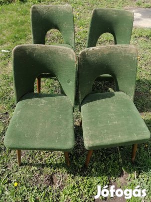 4 db Oswald Haerdtl stílusú lengyel szék
