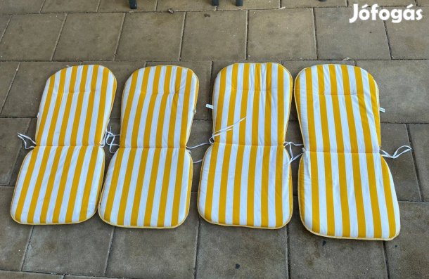 4 db Steiner Kerti Szék Párna Ülőpárna 45 x 90 x 3 cm