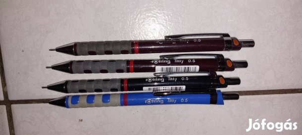 4 db Tikky 0.5 rotring ceruza