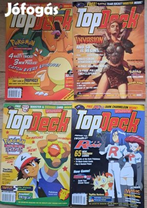 4 db Top Deck Magazin