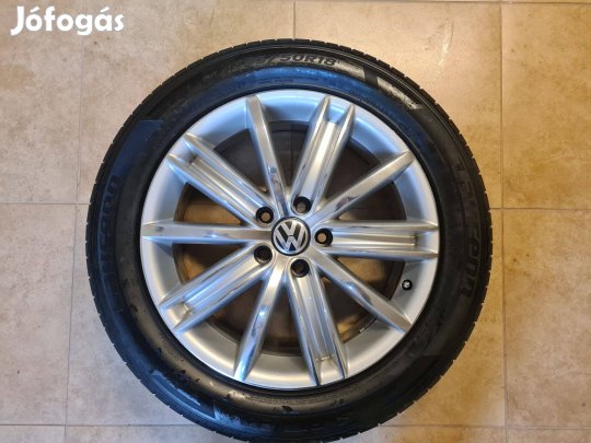4 db VW Tiguan Gyári alufelni 5x112 ET43 agyméret 57,1 Nyári gumival