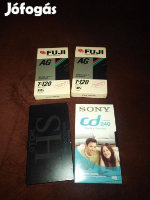 4 db Vhs kazetta