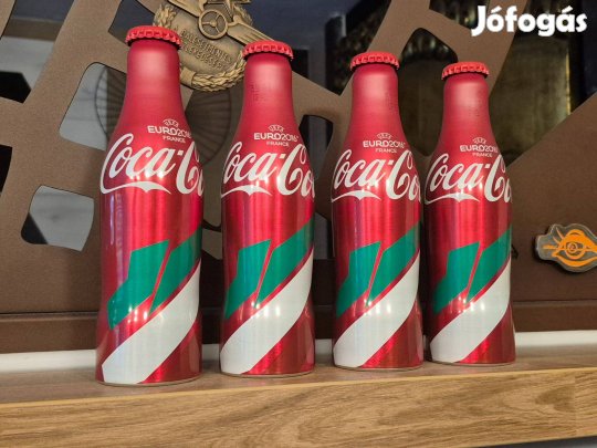 4 db, 2016-es, hibátlan állapotú Coca-Cola-s alupalack, - egyben