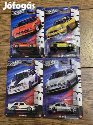 4 db. Hot Wheels Silver Series BMW kisautó eladó 