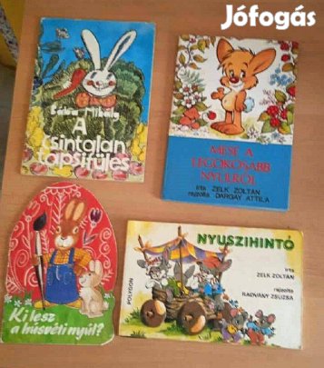 4 db. Nyuszis kiadvány, köztük igazi ritkaságok!