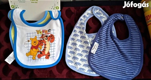 4 db. új baby partedli, előke Lupilu + Disney