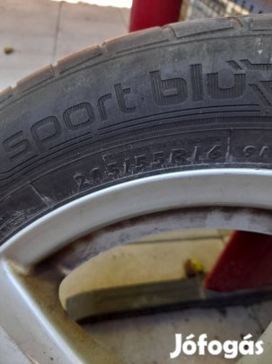 4 db alufelni nyári gumikkal eladó 5 ×112 osztókör