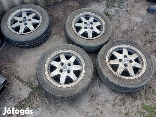 4 db autó gumi+8 felni