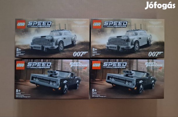 4 db bontatlan LEGO Speed Champions 76911 + 76912 utánvét
