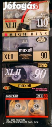 4 db bontatlan chromdioxidos magnókazetta egyben eladó