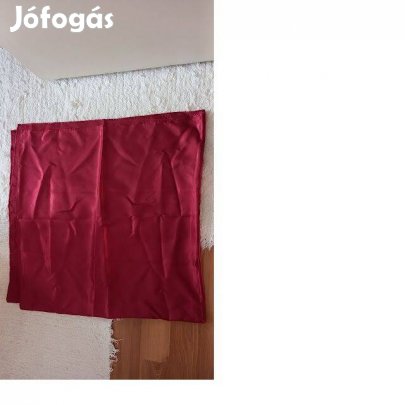 4 db bordó szatén asztalterítő