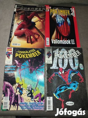 4 db csodálatos Pókember képregény eladó 