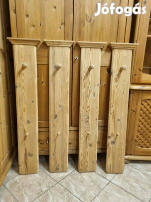 4 db fenyő fogas 25x120