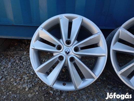 4 db gyári Renault alufelni 5x114,3 7x17 ET49 kf: 66,1 mm