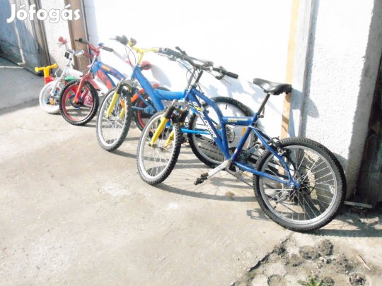 4 db gyerek kerékpár eladó Szombathelyen azonnal használható